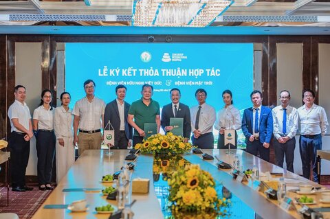 Bệnh viện Hữu nghị Việt Đức và Bệnh viện Mặt Trời ký kết hợp tác chuyên môn: Mở rộng mạng lưới chăm sóc sức khỏe chất lượng cao