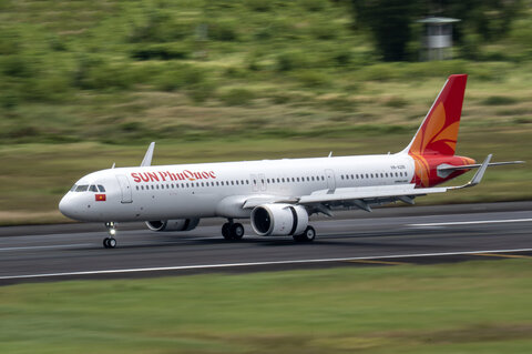 Sun PhuQuoc Airways đón Airbus A321NX đầu tiên, khởi đầu cho đội 8 tàu bay cất cánh trong năm 2025